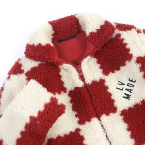 LOUIS VUITTON Blouson 1A9GKK polyester Ivory Red XS | AlmaBagz