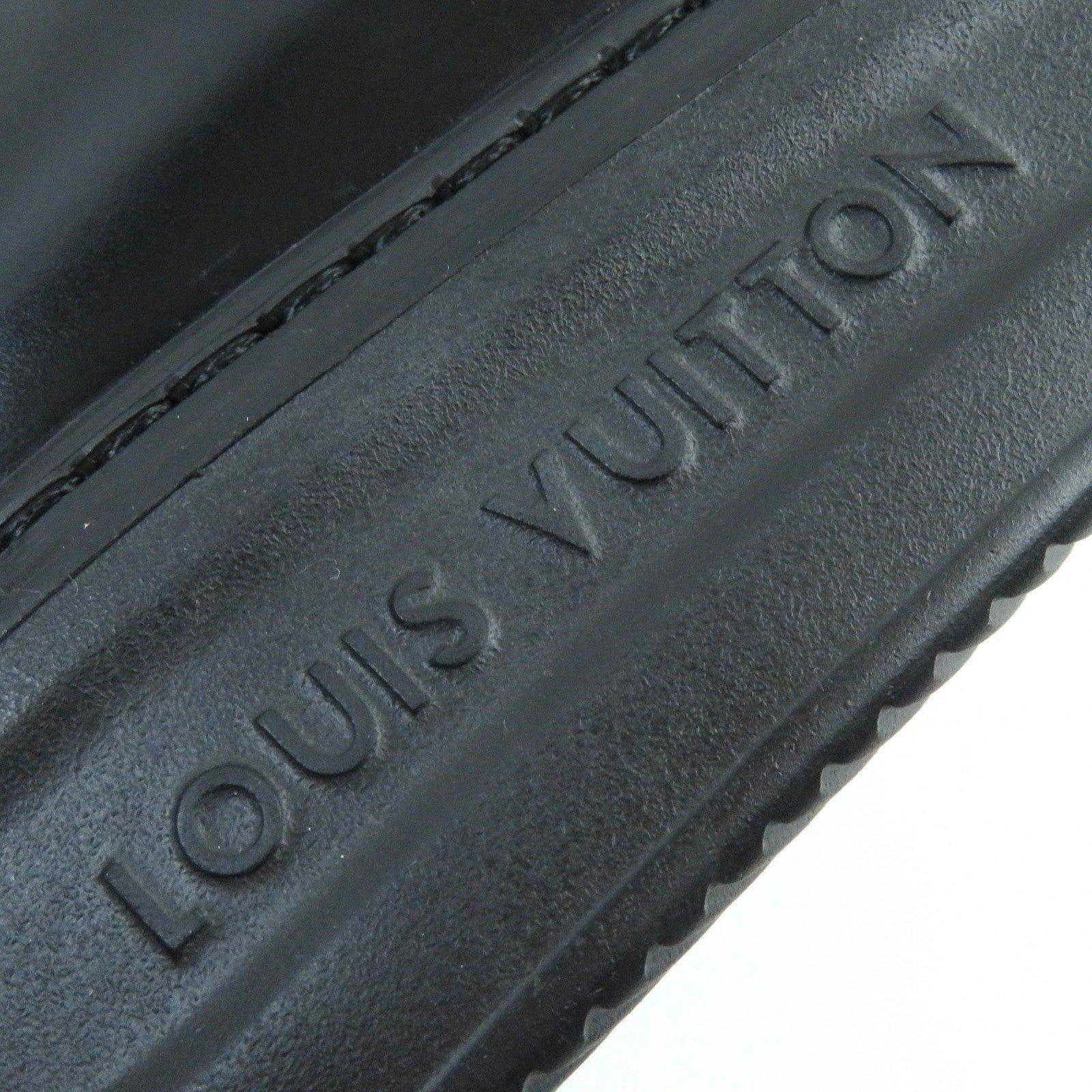 LOUIS VUITTON sneakers Main: Leather black Beverly Hills Line mens 8.5 Used | AlmaBagz - Image 10