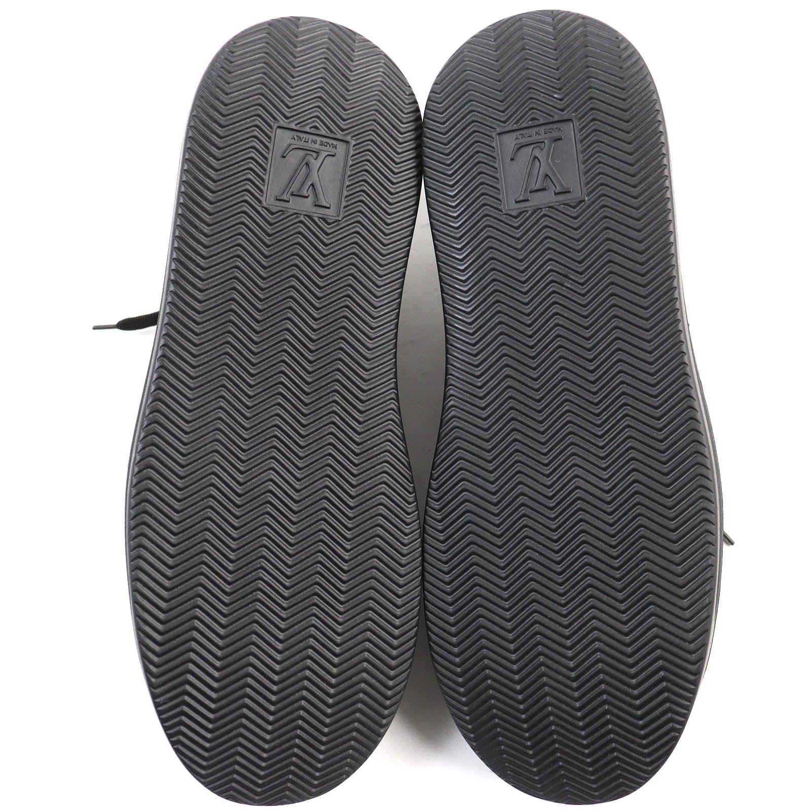 LOUIS VUITTON sneakers Main: Leather black Beverly Hills Line mens 8.5 Used | AlmaBagz - Image 6