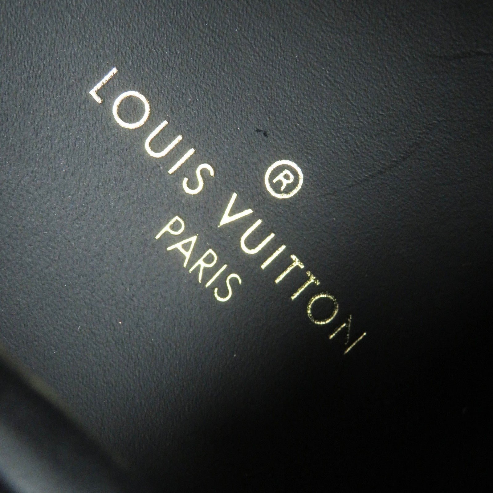 LOUIS VUITTON sneakers Main: Leather black Beverly Hills Line mens 8.5 Used | AlmaBagz - Image 8