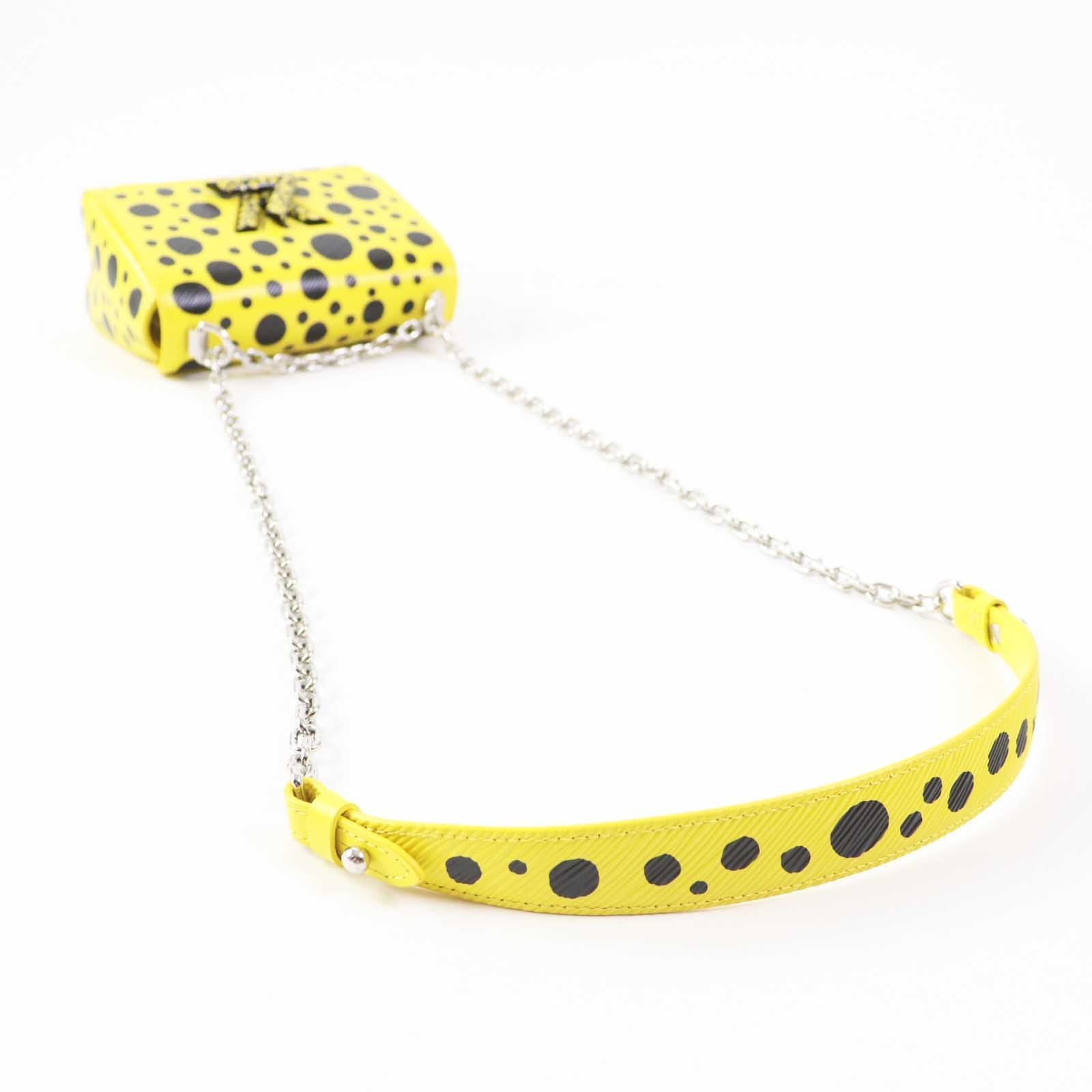 LOUIS VUITTON Shoulder Bag M21695 Epi Yellow black Epi Twist PM Women Used | AlmaBagz - Image 4