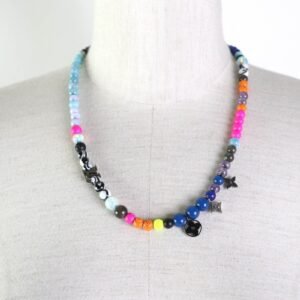 LOUIS VUITTON Necklace MP2937 metal multicolor collier bead | AlmaBagz