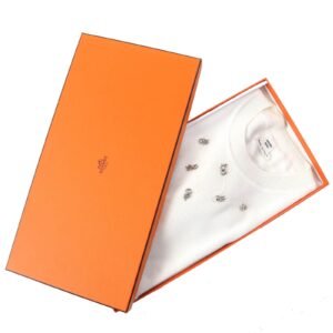 HERMES Short sleeve knit Viscose white 38 | AlmaBagz