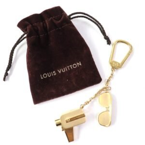 LOUIS VUITTON Bag charm M65383 metal gold Porte Cres Cannes | AlmaBagz