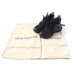 LOUIS VUITTON sneakers 1A43LE monogram rubber Noir LV Arclight Line Sneakers 37 | AlmaBagz