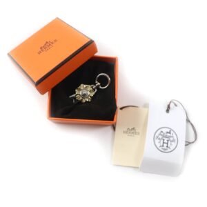 HERMES Scarf ring ー Silver gold | AlmaBagz