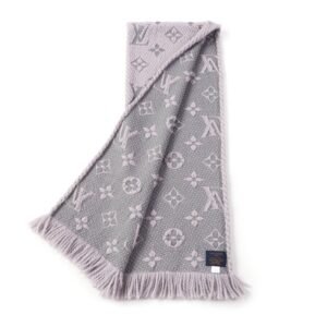 LOUIS VUITTON Scarf M74742 Main: 94% wool, Main: 6% silk Griperles Logo mania Women Used | AlmaBagz