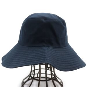 HERMES hat polyester Dark navy 57 | AlmaBagz
