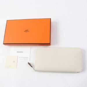 HERMES Long Wallet Purse Epsom Kle Azap Long Silk Inn | AlmaBagz