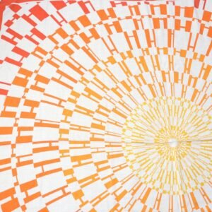 HERMES Stall cashmere Orange Carre140 Caregean | AlmaBagz