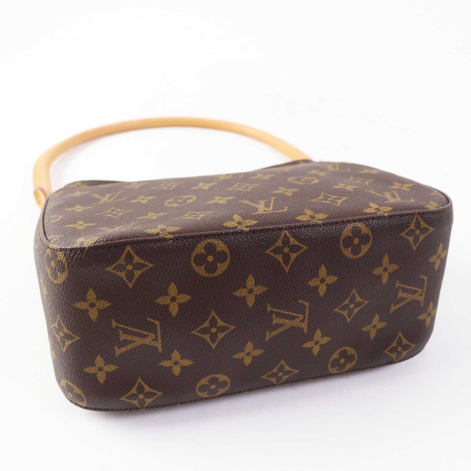 LOUIS VUITTON Shoulder Bag M51146 Monogram canvas, tanned leather Brown Monogram LoopingMM | AlmaBagz - Image 5