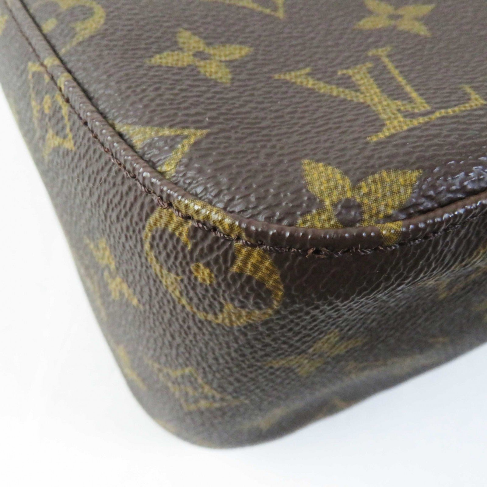 LOUIS VUITTON Shoulder Bag M51146 Monogram canvas, tanned leather Brown Monogram LoopingMM | AlmaBagz - Image 7