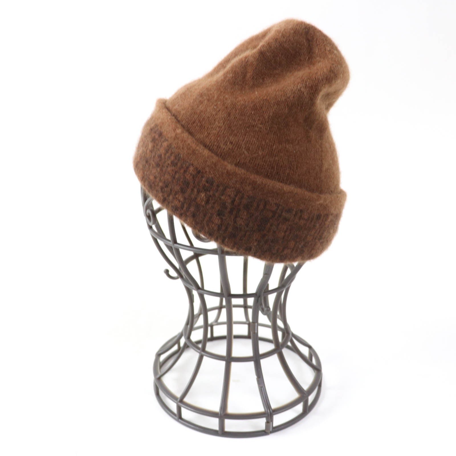 HERMES Knit cap cashmere Brown | AlmaBagz - Image 3