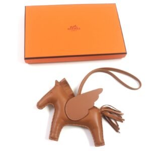 HERMES Bag charm Anyo Miro so gold Rodeo Pegasus MM | AlmaBagz