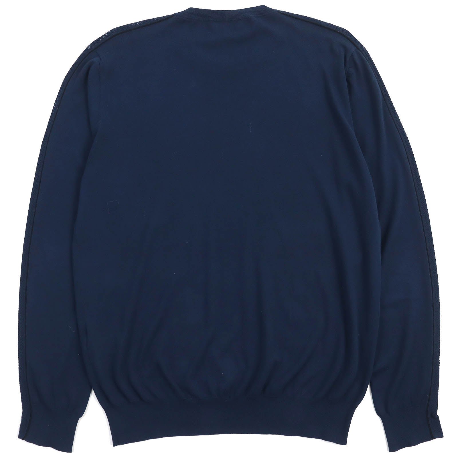 HERMES knit cotton Navy XL | AlmaBagz