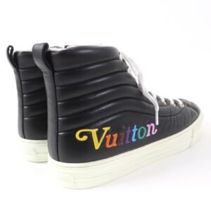 LOUIS VUITTON High cut sneakers Main: Leather black Stellar Line Women 37 Used | AlmaBagz