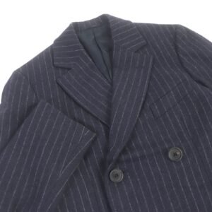 HERMES Chester coat wool Navy 44 | AlmaBagz