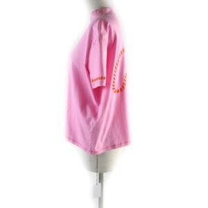 HERMES Short sleeve T-shirt 3E4621DL cotton pink Canoe 36 | AlmaBagz