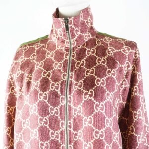 GUCCI 625007 Outer: 100% silk, part: 53% rayon, part: 35% cotton, part: 12% polyester Bordeaux Beige Women S Used | AlmaBagz