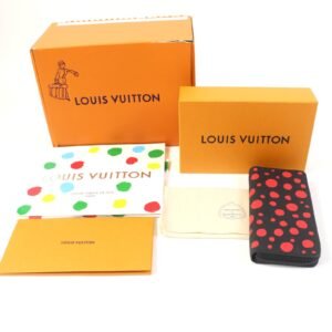 LOUIS VUITTON Long Wallet Purse M81904 Taurillon Clemence Monogram Black red | AlmaBagz