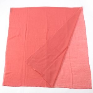 HERMES shawl cashmere Coral orange | AlmaBagz