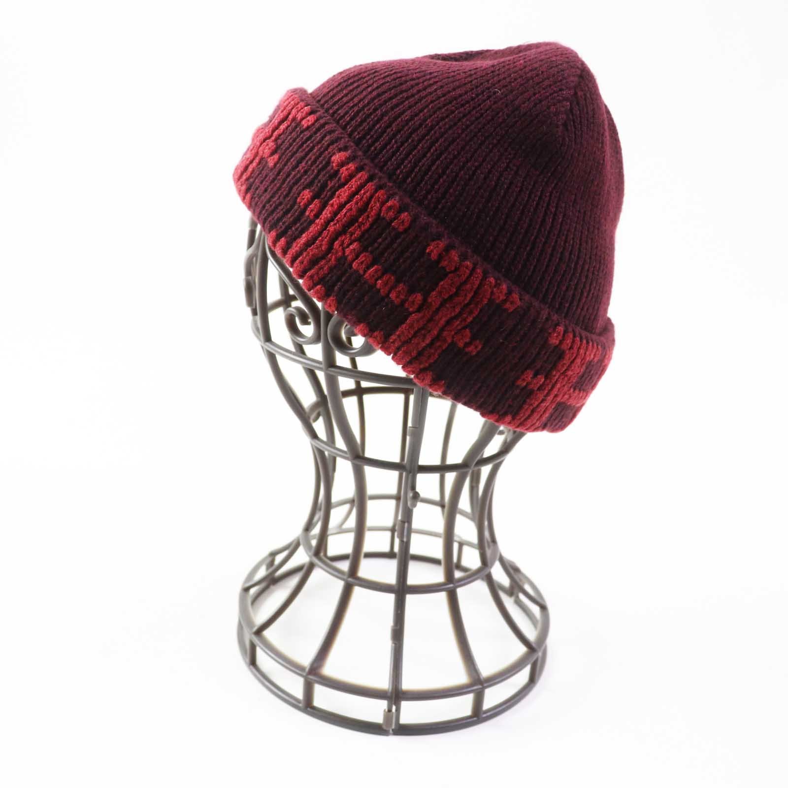 HERMES Knit cap cashmere Bordeaux Margiela period | AlmaBagz - Image 3