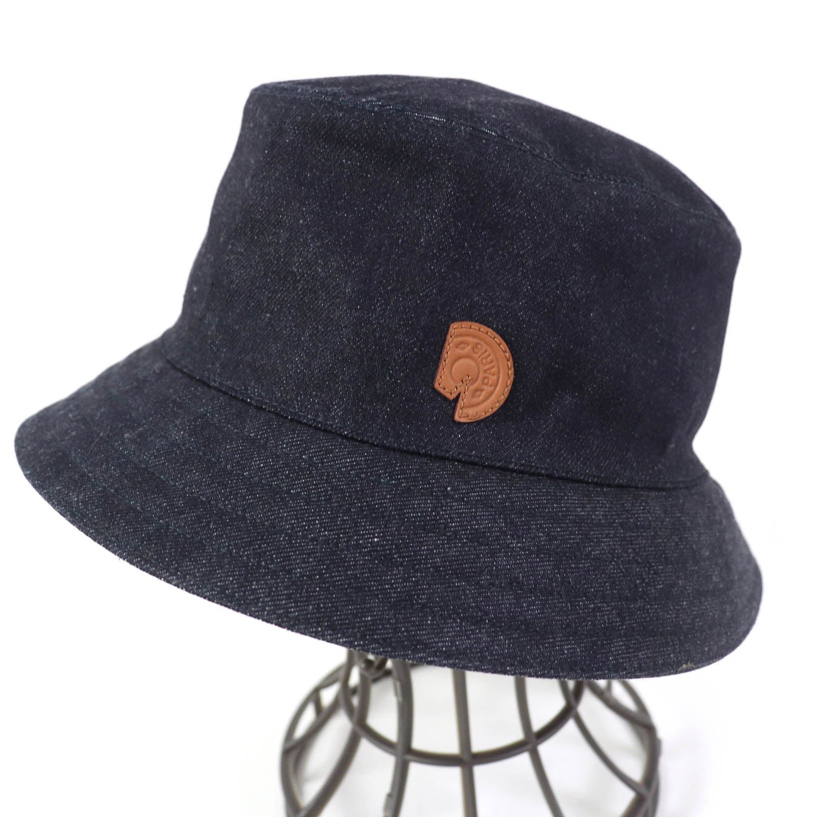 HERMES hat cotton Indigo | AlmaBagz - Image 13