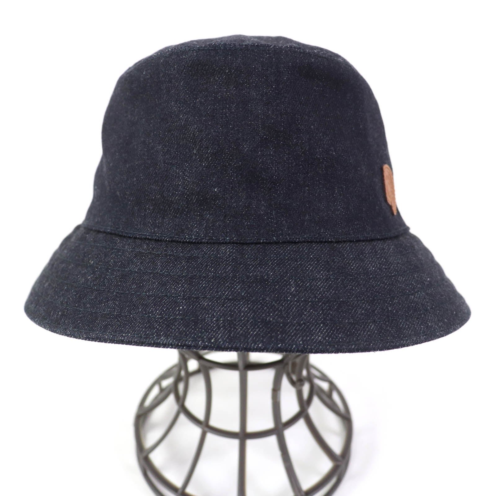 HERMES hat cotton Indigo | AlmaBagz