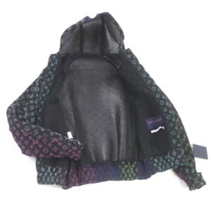 LOUIS VUITTON Hoodie Main: 100% polyester black Amen Break Gradient Monogram mens 46 Used | AlmaBagz