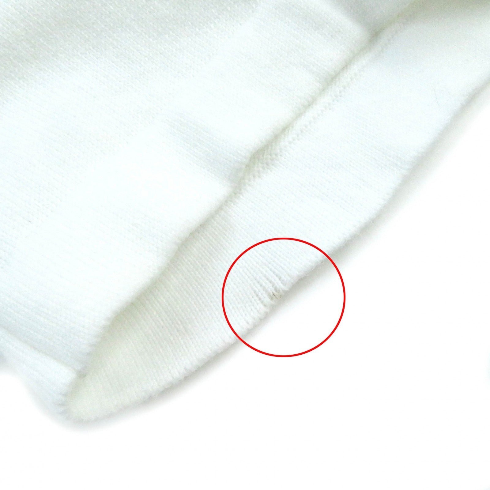 LOUIS VUITTON Short sleeve knit cotton white S | AlmaBagz - Image 10