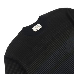 HERMES Short sleeve T-shirt cotton Black Grey XS | AlmaBagz