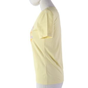 HERMES Short sleeve T-shirt cotton yellow UBOURG RAINBOW 34 | AlmaBagz