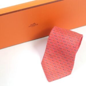 HERMES tie silk Red | AlmaBagz