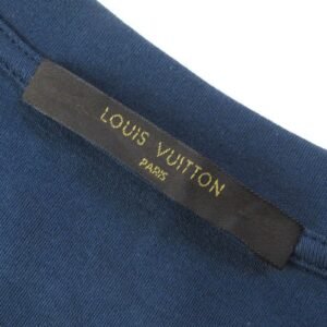 LOUIS VUITTON Short sleeve T-shirt cotton Navy XS | AlmaBagz