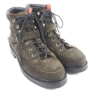 HERMES boots Main: Suede Khaki type hiking mens 40 Used | AlmaBagz