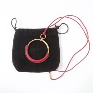 HERMES Necklace ー Red gold loop | AlmaBagz