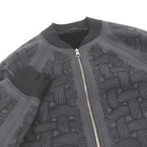 LOUIS VUITTON Blouson H8Y65WJD5 Main: 40% polyester, 30% acrylic, 16% polyurethane, 13% rayon gray mens S Used | AlmaBagz