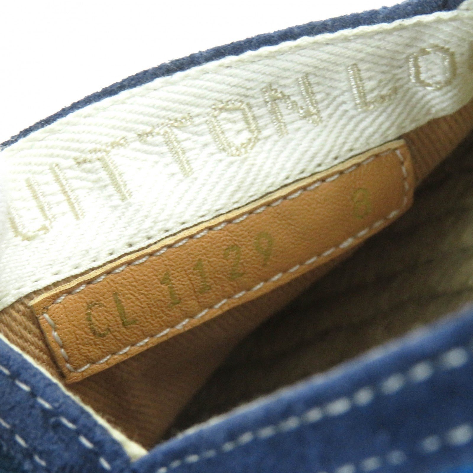 LOUIS VUITTON Slip-on Canvas, Rubber Blue white Border LV logo embroidery Espadrille 8 | AlmaBagz - Image 9