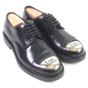 LOUIS VUITTON Dress shoes Main: Leather black Voltaire Line Richelieu mens 6 Used | AlmaBagz