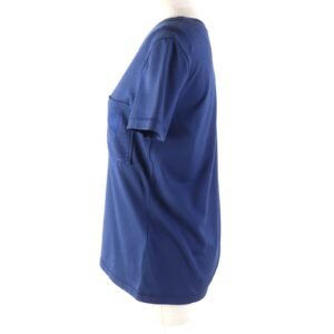 HERMES Short sleeve T-shirt cotton Navy 34 | AlmaBagz
