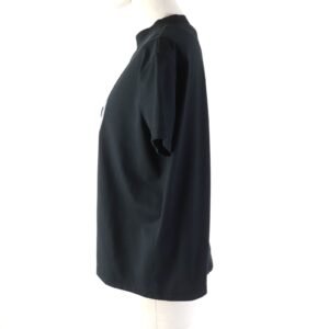 HERMES Short sleeve T-shirt 2H4604DU cotton black PROMENADE MATIN Morning walk 34 | AlmaBagz
