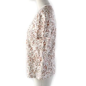 HERMES Short sleeve T-shirt 3H4624DR cotton Multi Do Re Boucles 36 | AlmaBagz