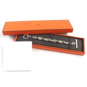 HERMES bracelet SV925 Silver Chene Dunkle MM | AlmaBagz