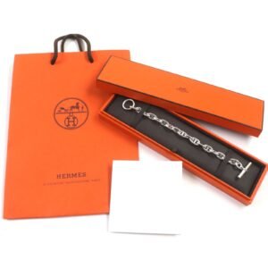 HERMES bracelet SV925 Silver Chene Dunkle MM | AlmaBagz