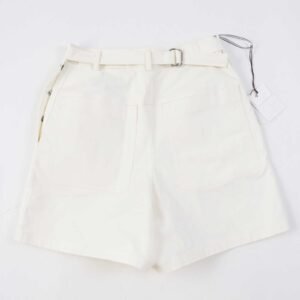 HERMES Shorts cotton white 36 | AlmaBagz