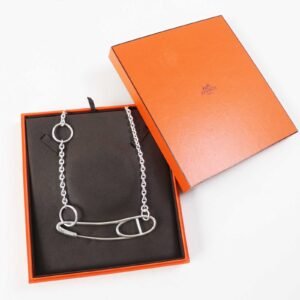 HERMES Necklace AG925 Silver Chene Dunkle Punk | AlmaBagz