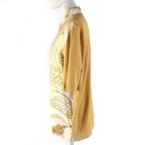 HERMES tops silk Orange type M | AlmaBagz