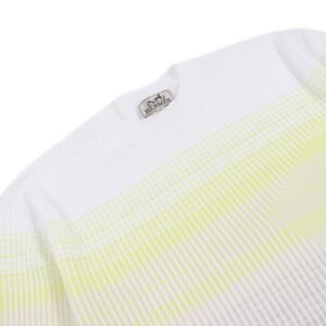 HERMES Short sleeve knit cotton White type XS | AlmaBagz