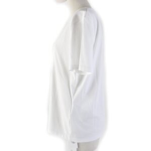 HERMES Short sleeve T-shirt 3H4611DL cotton white De Re Boucle 44 | AlmaBagz