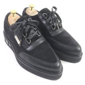 LOUIS VUITTON Leather shoes Main: suede leather, Main: leather black LV Creeper Line mens 6 Used | AlmaBagz